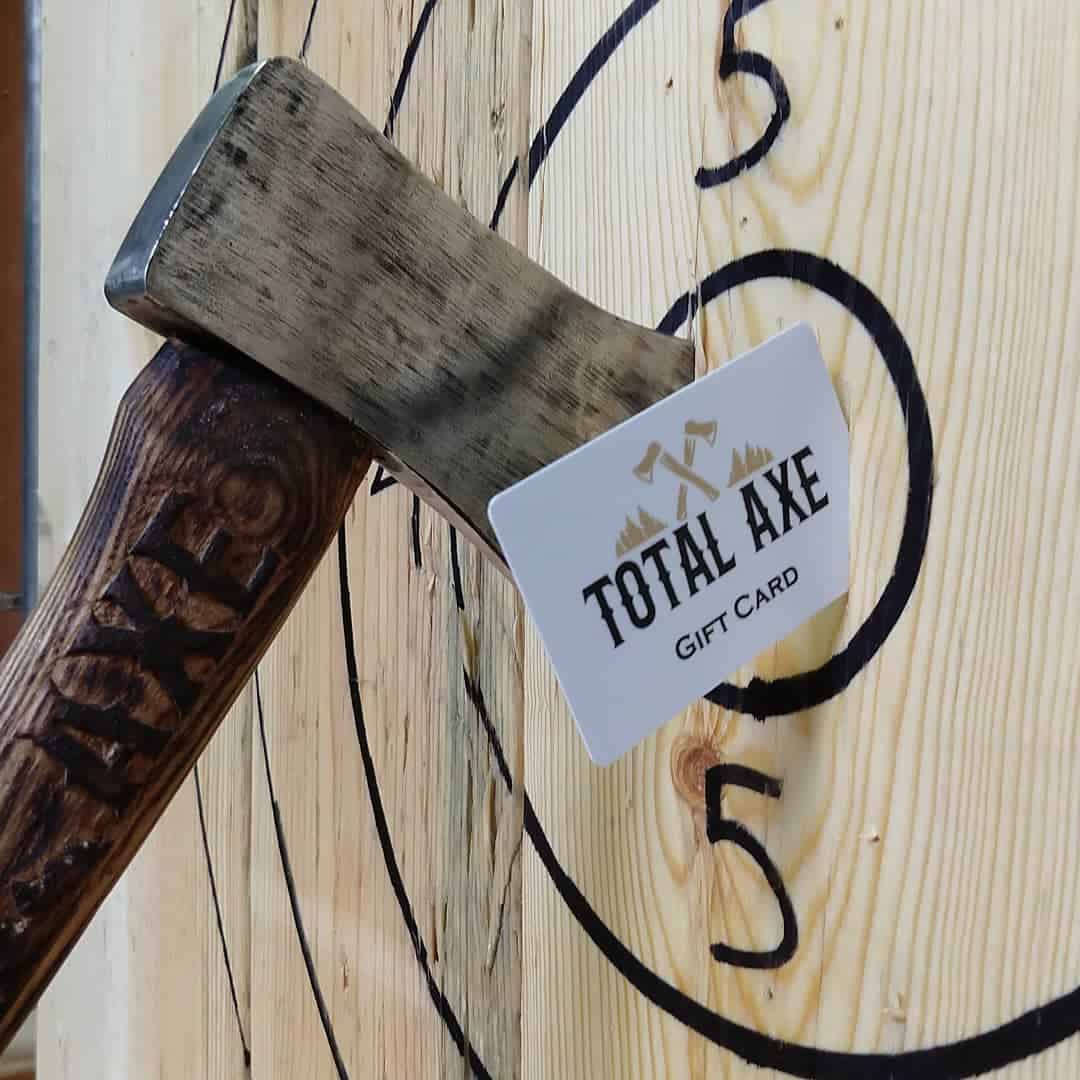 Gift Cards Total Axe Throwing