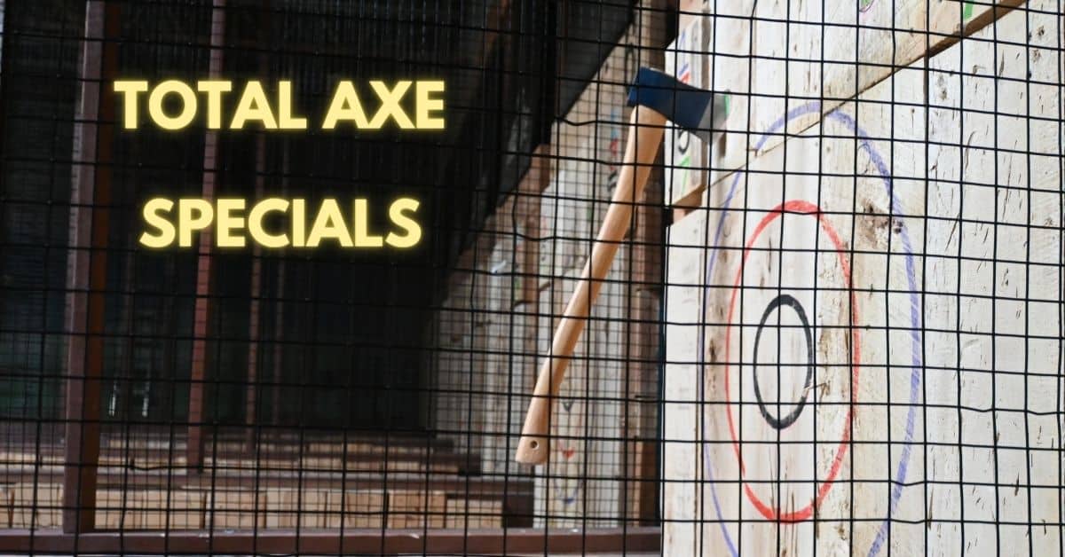 Specials and Discounts Total Axe Throwing